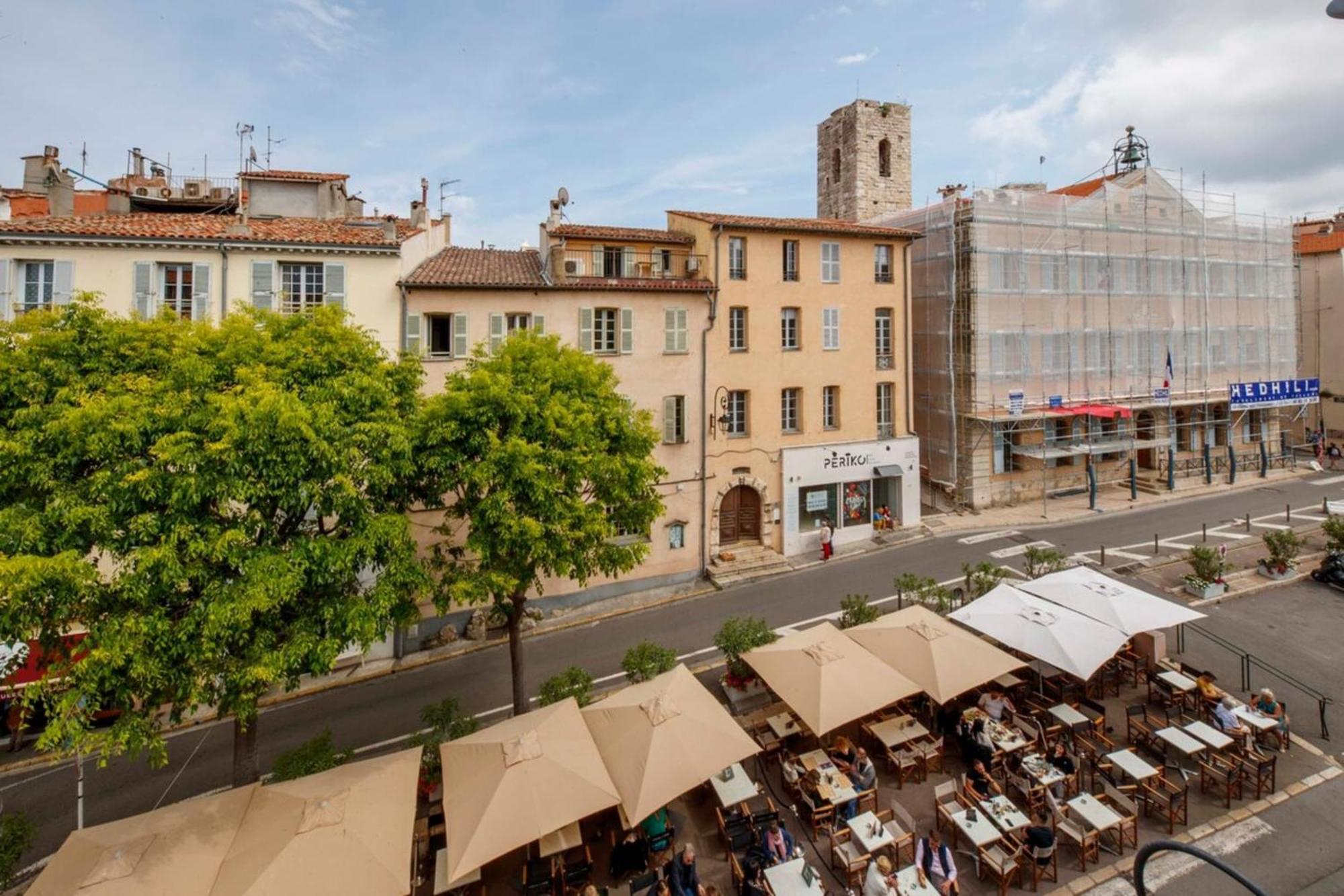 06M - Old Antibes Beautiful Duplex Terrace With Sea View Exterior foto