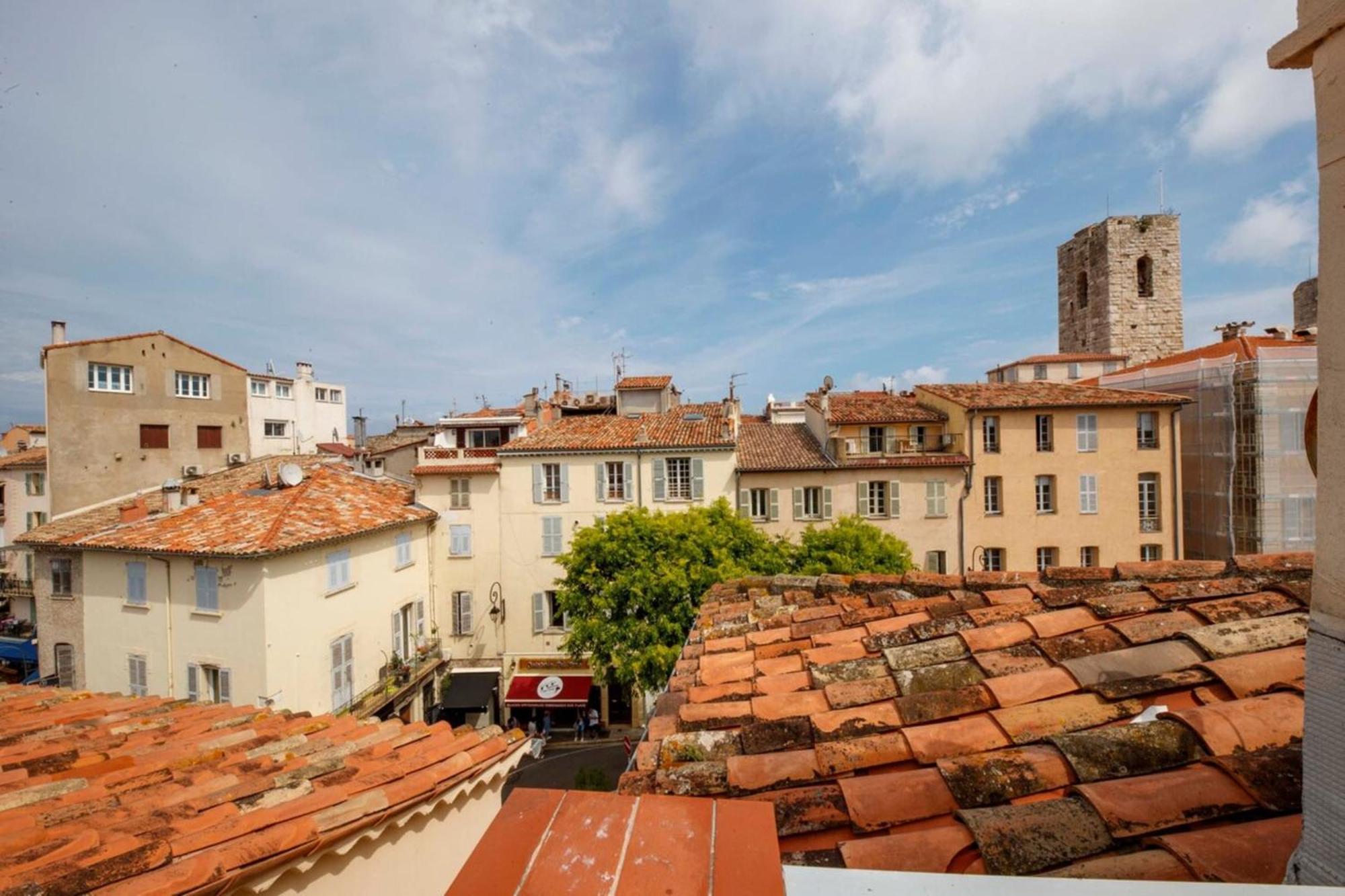 06M - Old Antibes Beautiful Duplex Terrace With Sea View Exterior foto
