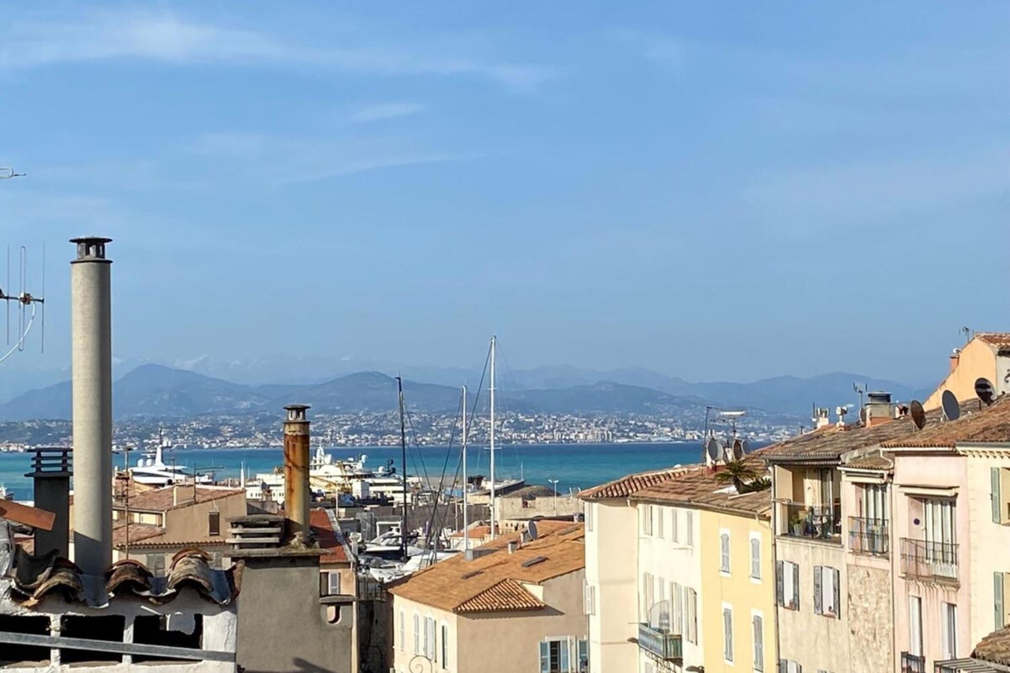 06M - Old Antibes Beautiful Duplex Terrace With Sea View Exterior foto