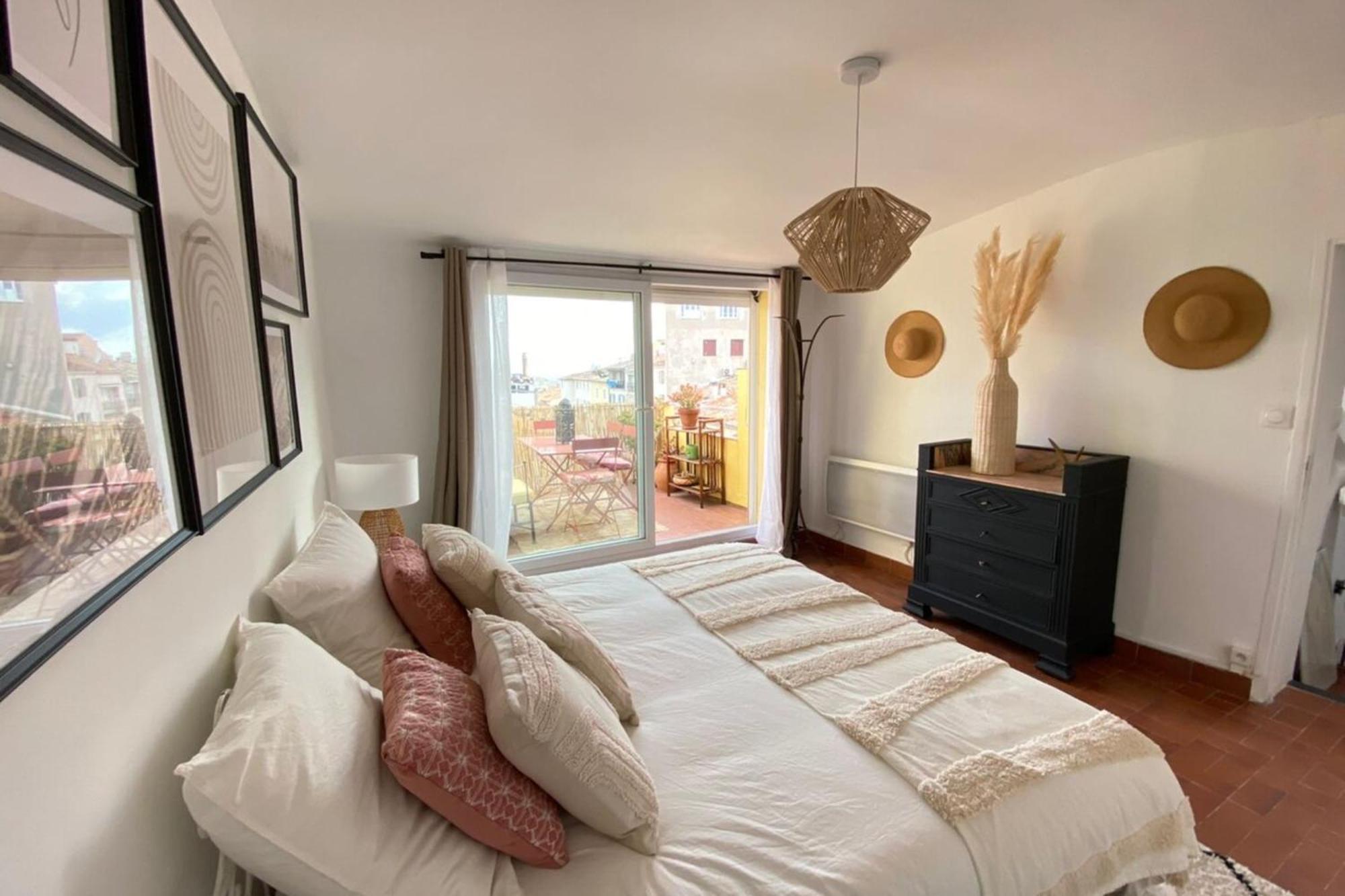 06M - Old Antibes Beautiful Duplex Terrace With Sea View Exterior foto