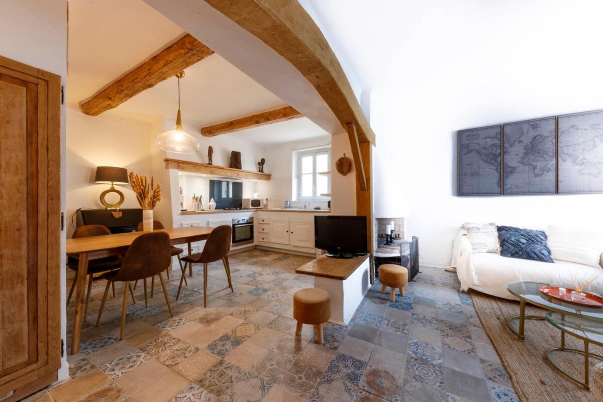 06M - Old Antibes Beautiful Duplex Terrace With Sea View Exterior foto