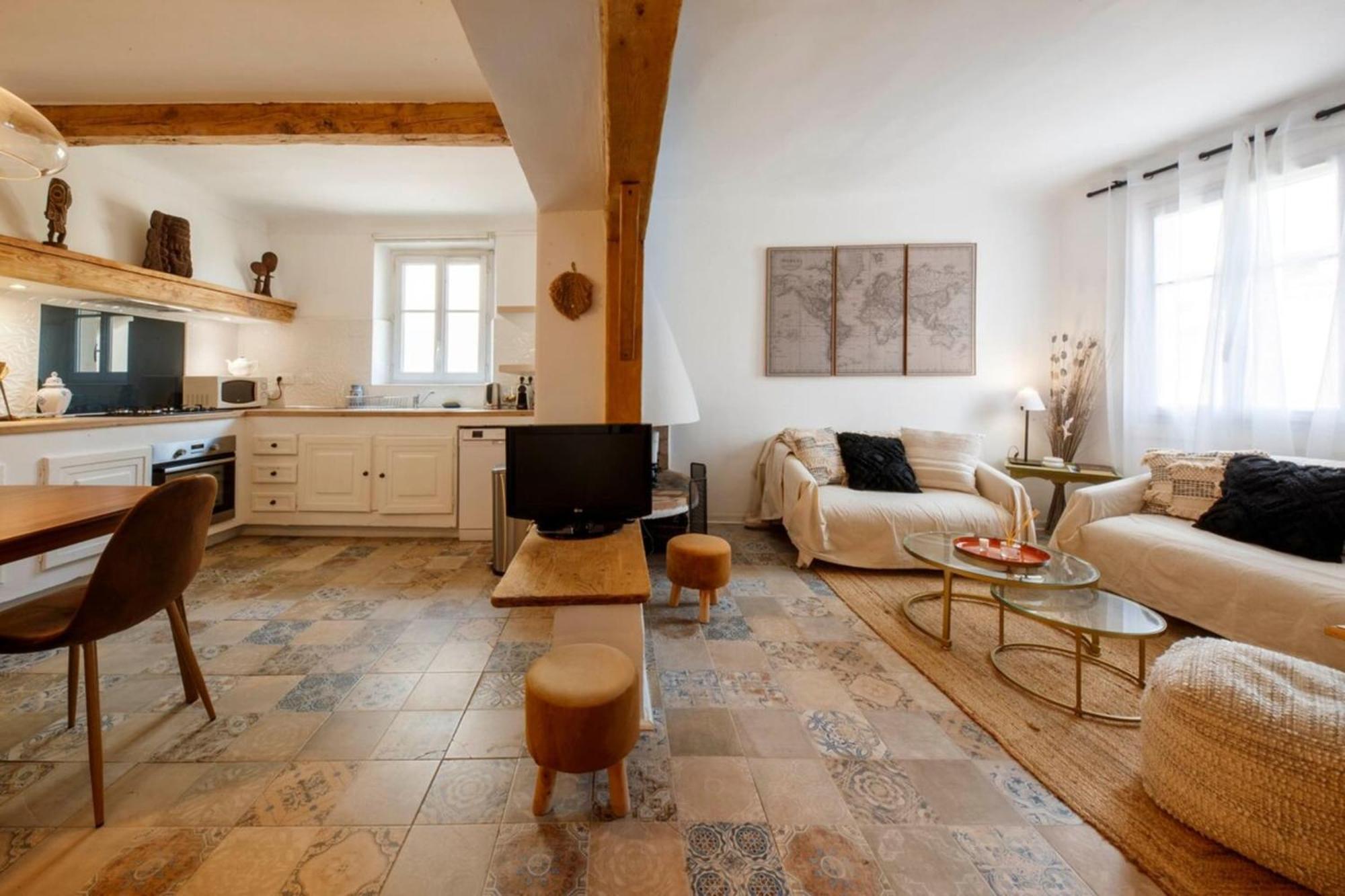 06M - Old Antibes Beautiful Duplex Terrace With Sea View Exterior foto
